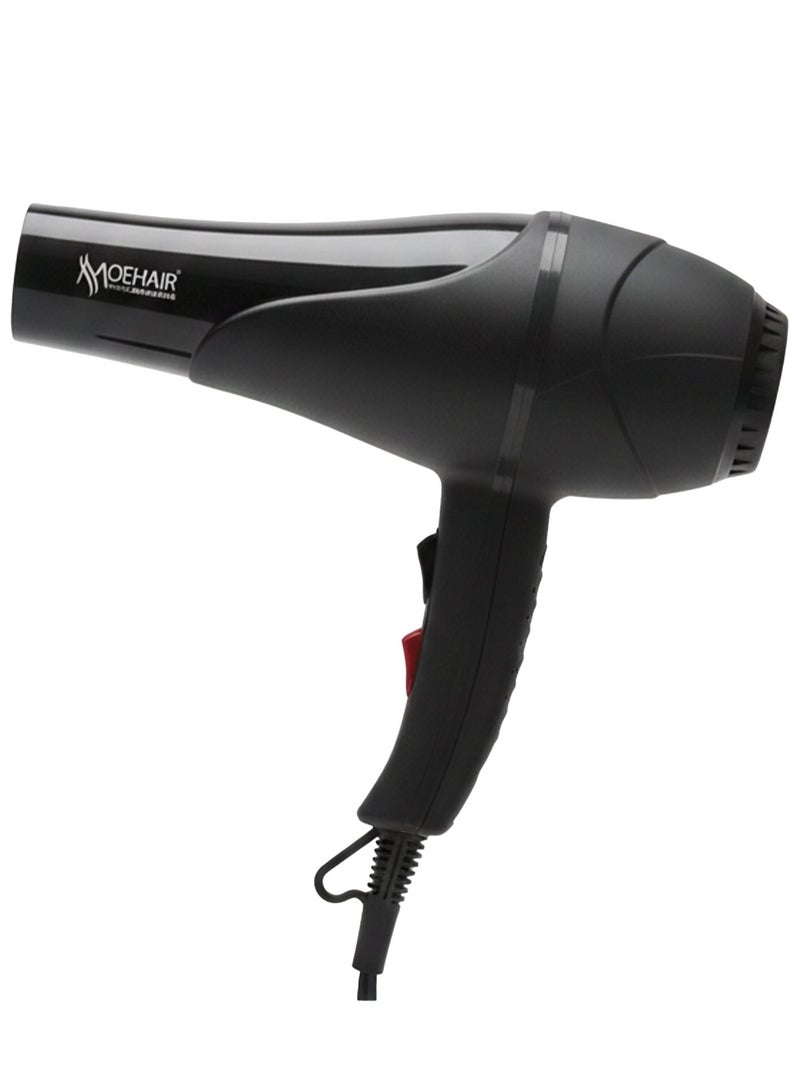 MoeHair MO-7166 Professional Hair Dryer for Women, 5000W Powerful DC Motor with Cool Shot Button, Hot & Cold Air, 2 Speed Settings, Overheat Protection, Detachable Nozzle for Home & Salon Use - Image 2